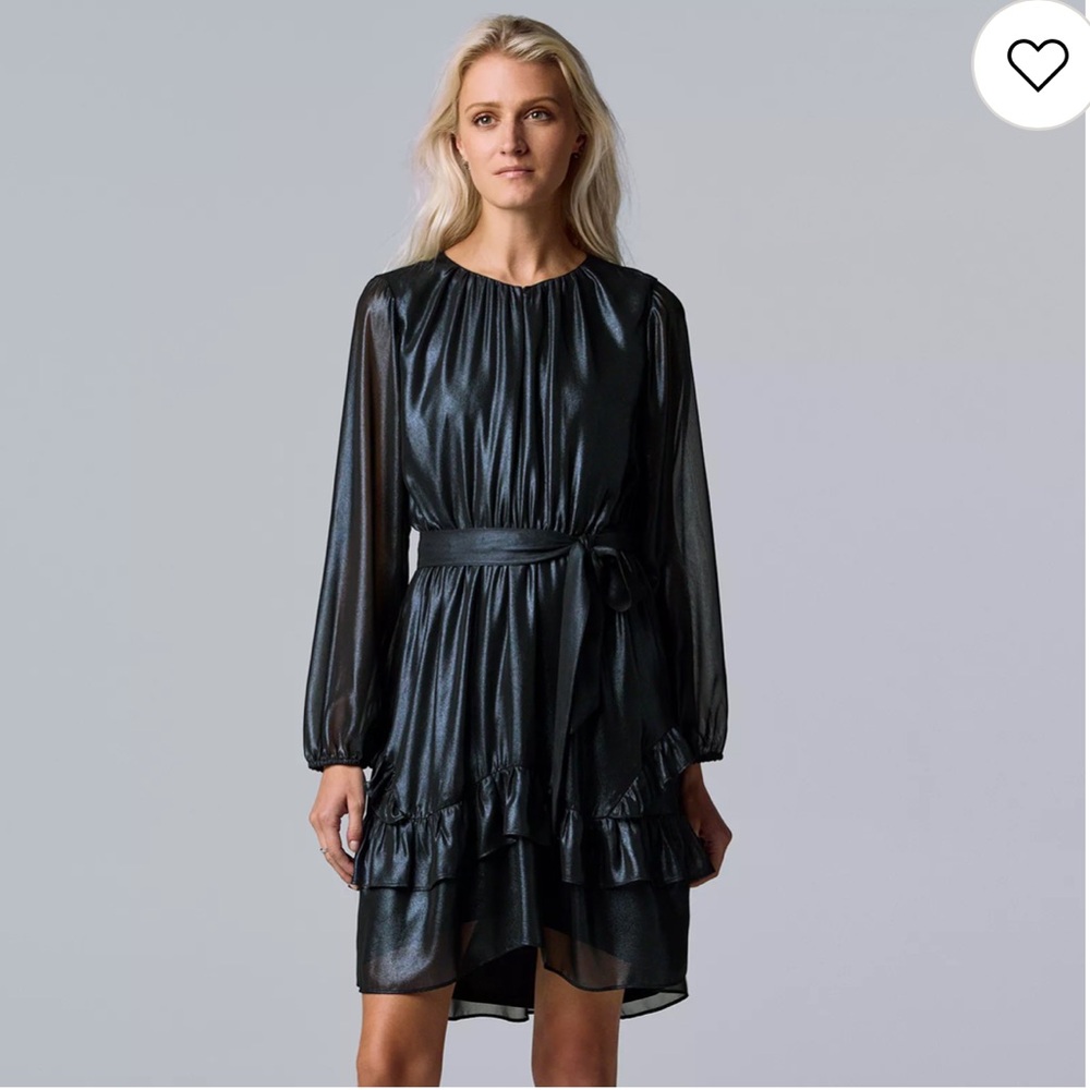 Stylish Black Polyester Garment